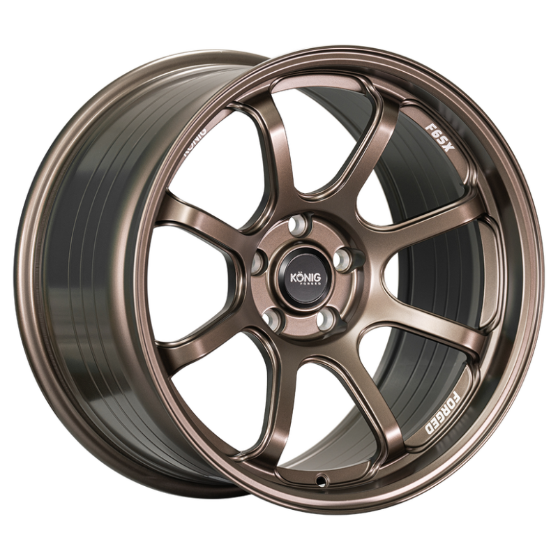 Konig Forged F6SX 18x10 5x120 ET40 Race Bronze Wheel (Knurled Bead) (F6SX08520408)