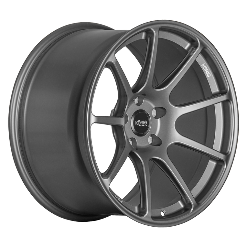 Konig Forged F5R 18x10 5x120 ET40 Ash Silver Wheel (Knurled Bead) (F6SX08520408)