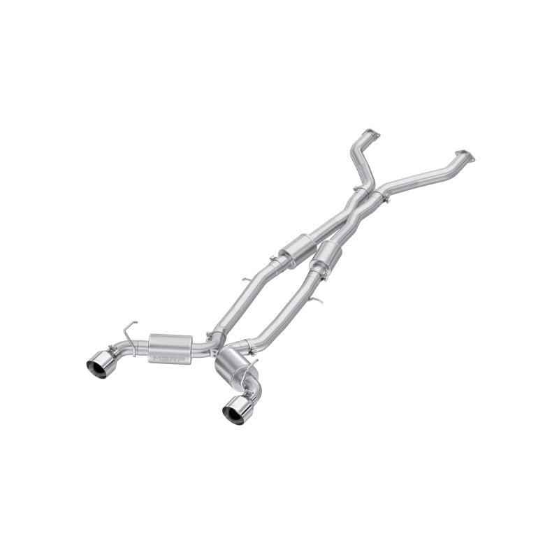 MBRP 23-24 Nissan Z 3.0L Armor Pro T304 Stainless Steel 3in Cat-Back Dual Rear Exit w/ 5in OD Tips (S4408304)